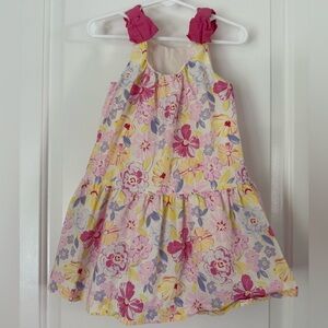 Zara Floral Dress with Pink Straps